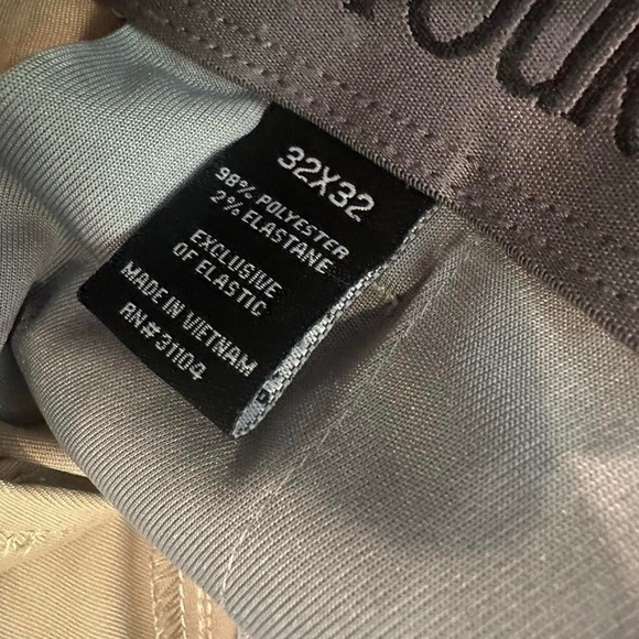 Pro Tour Khaki Golf Pants Men 32x32 Slacks SKU #A002 - Picture 3 of 3